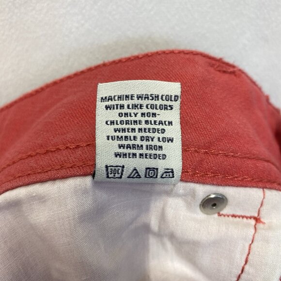 AMERICAN RAG Cie Low-Rise Skinny Leg Ankle Zip Jeans Women Size 3R Coral Stretch - Picture 8 of 16